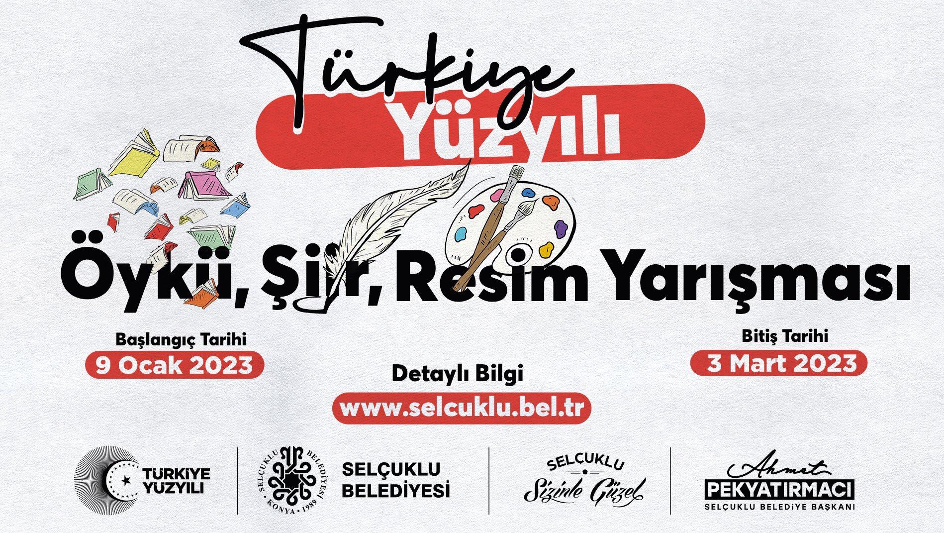 Selçuklu'dan 'Vatanın 100. yılı' temalı yarışma