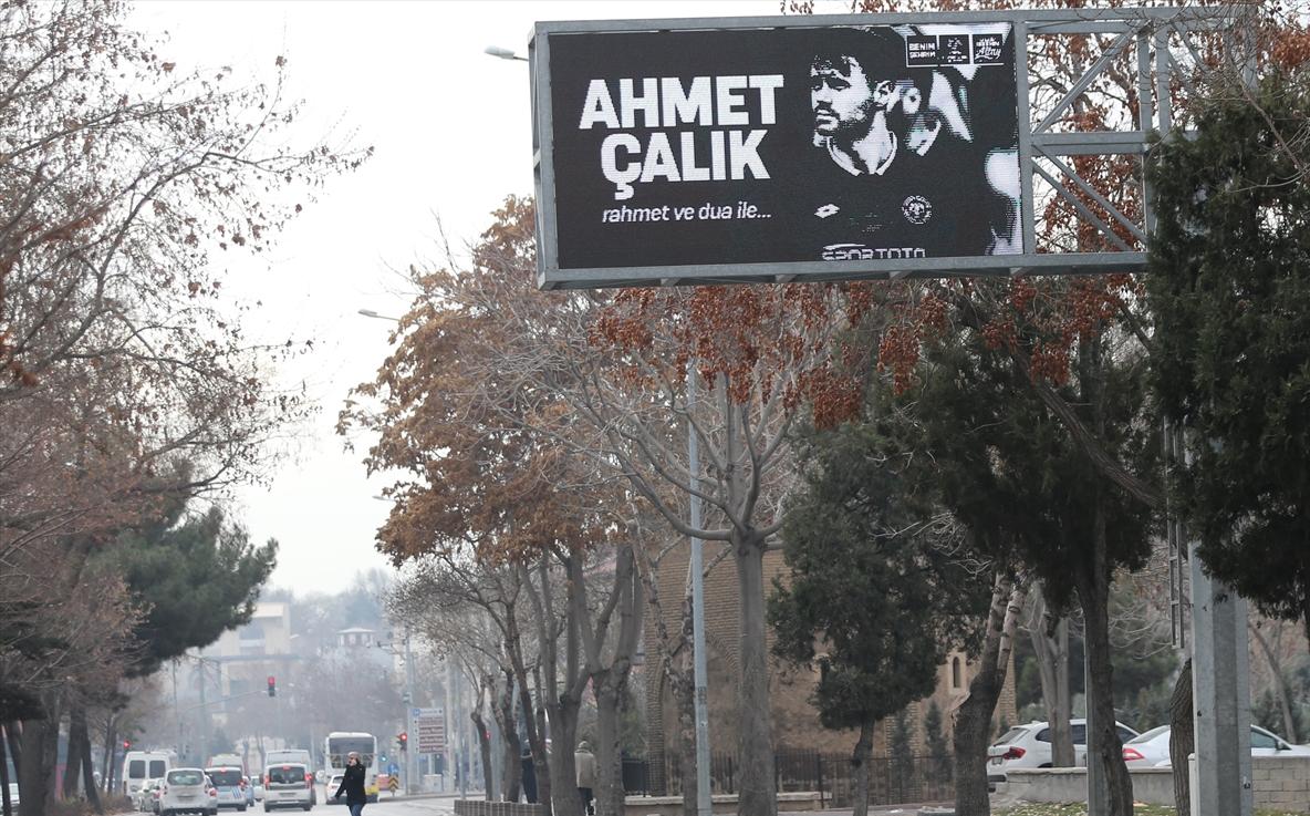 Konyasporlu futbolcu Ahmet Çalık unutulmuyor
