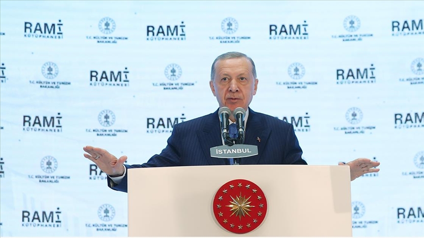 Rami Kütüphanesi, Cumhurbaşkanı Erdoğan tarafından açıldı