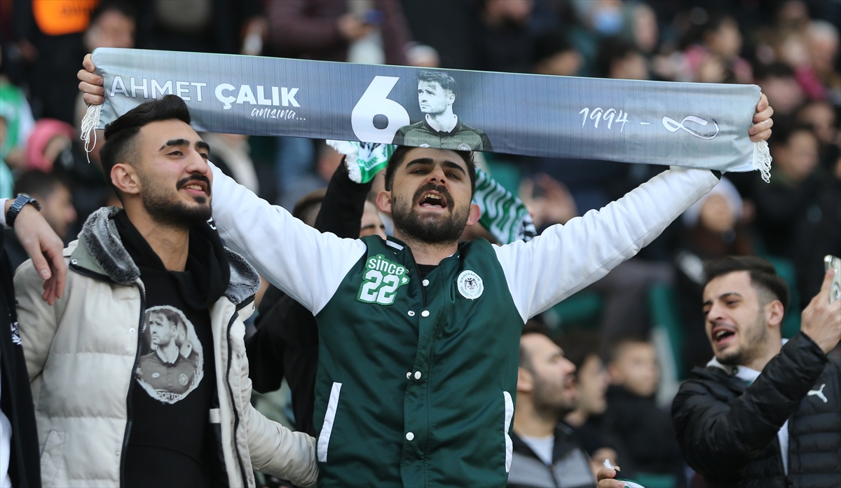 Ahmet Çalık, Konyaspor-Beşiktaş maçında anıldı