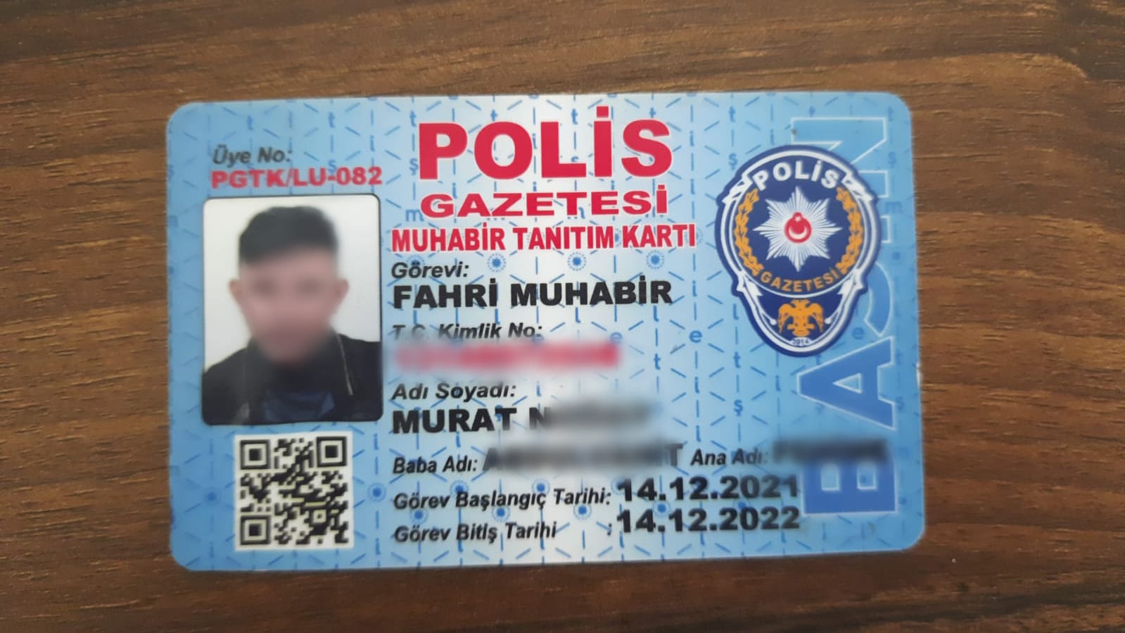 Bir sahte polis gazetesi muhabiri daha!