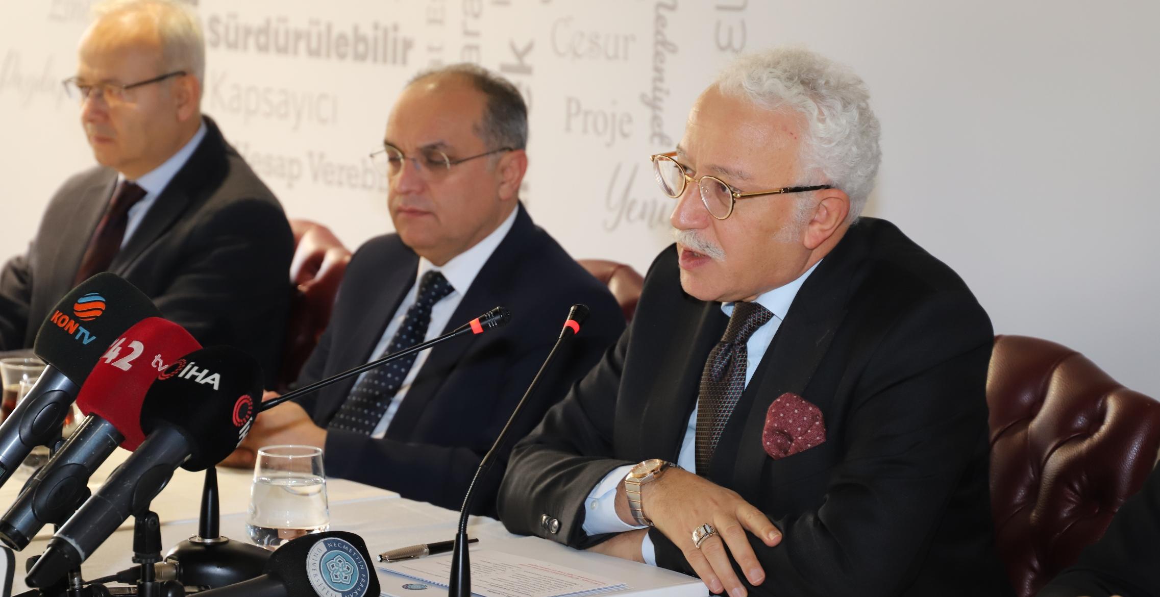 NEÜ Rektörü Zorlu: "İddialarımız hayal değil"