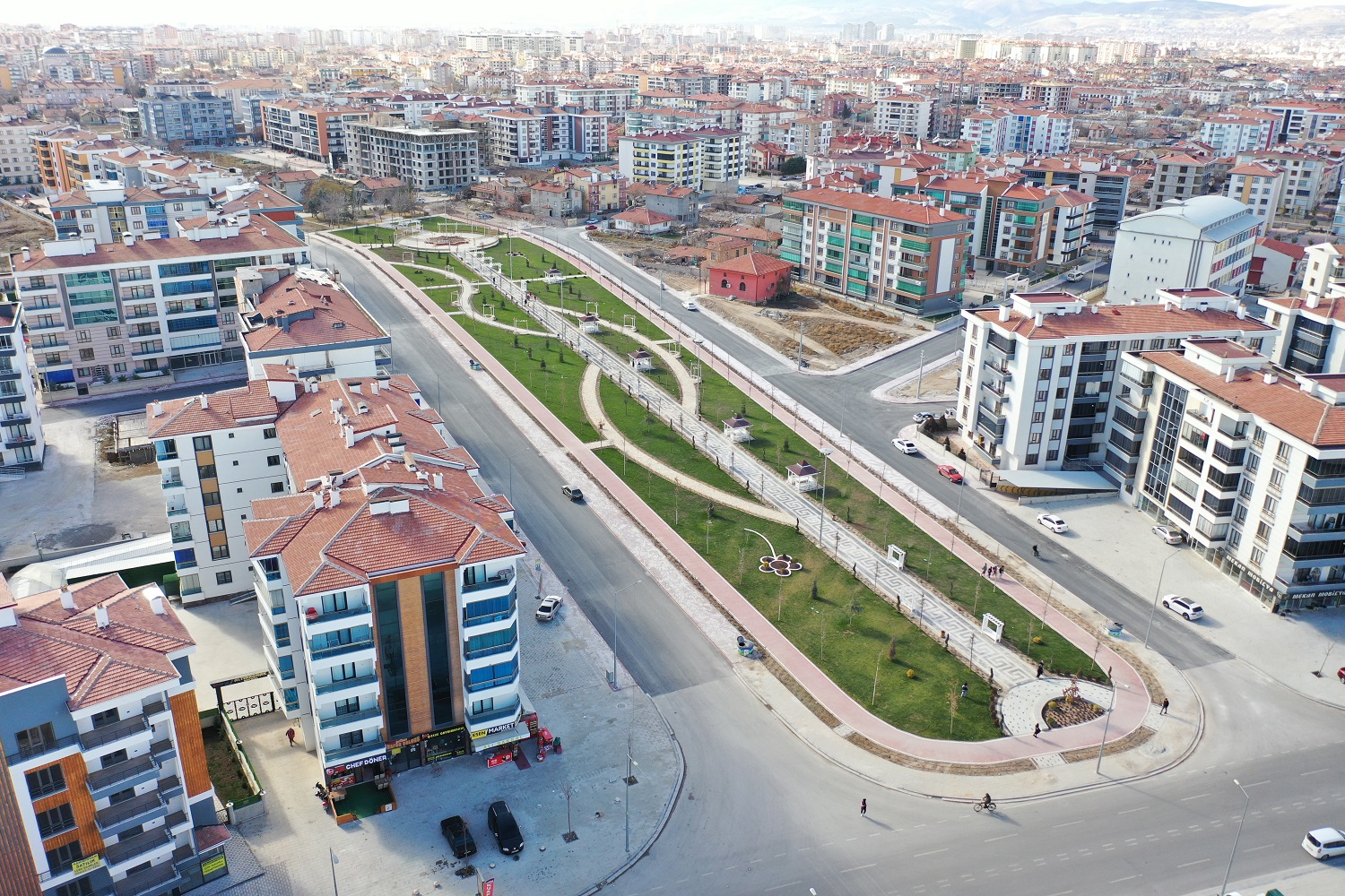 Karatay'da 24 bin metrekarelik alanda yeşillendirme çalışması