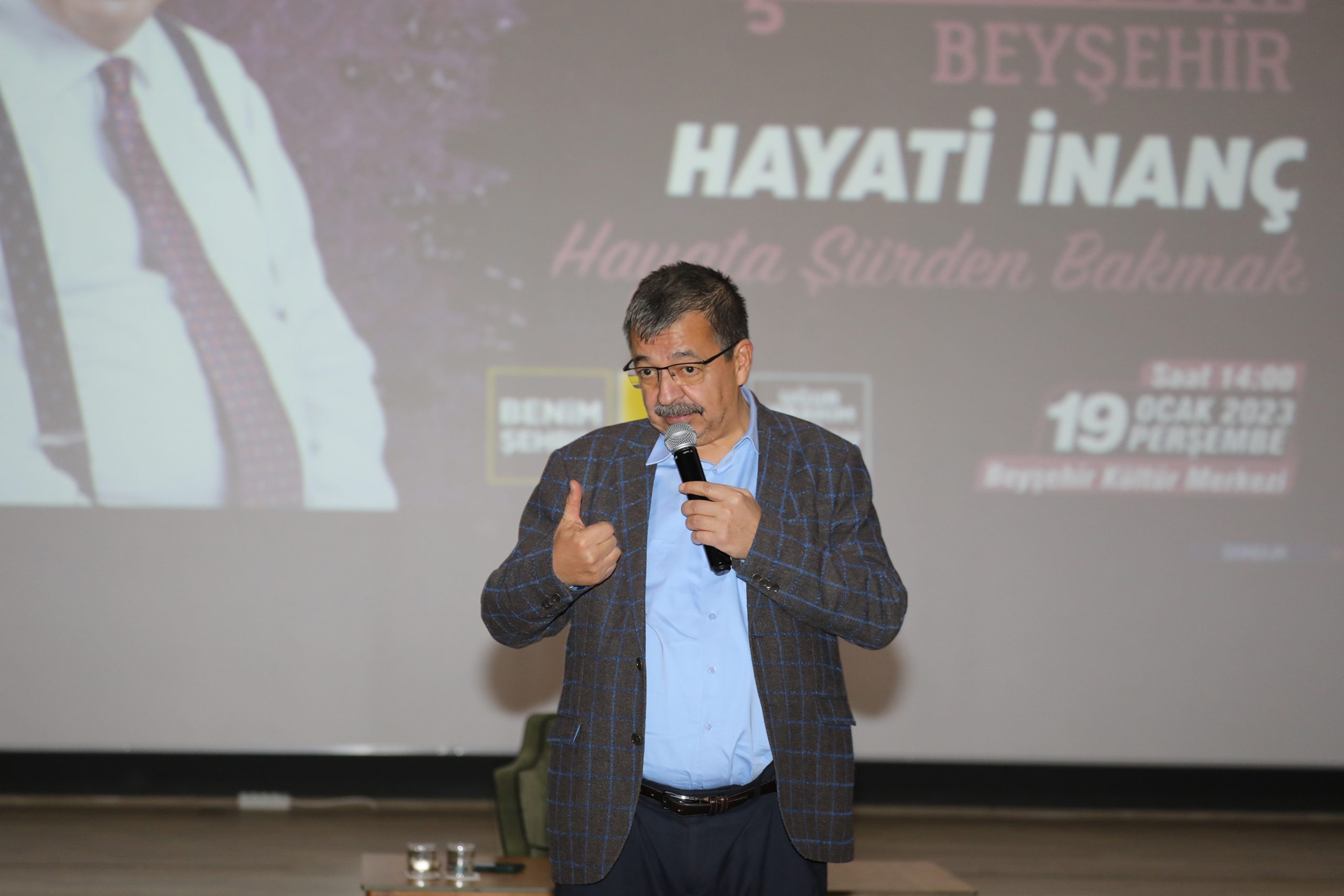 Dursun Ali Erzincanlı ve Hayati İnanç Şehir Konferansları'na konuk oldu