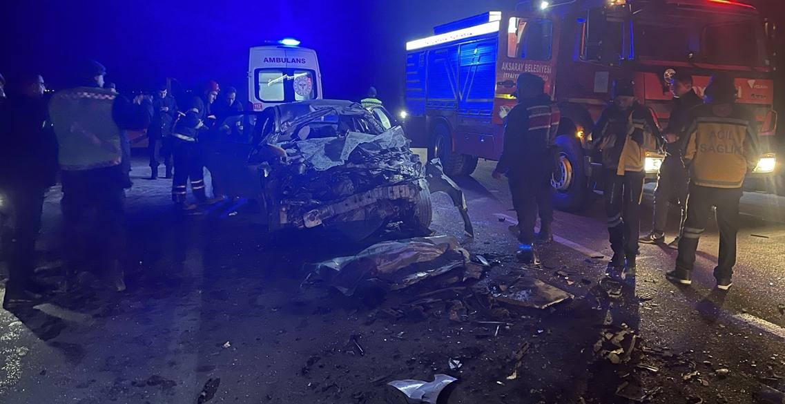 Aksaray'da feci kaza: 3 ölü