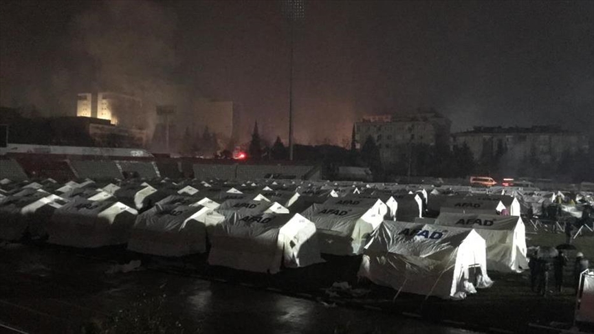 Kahramanmaraş'ta 5 bin çadır kuruluyor