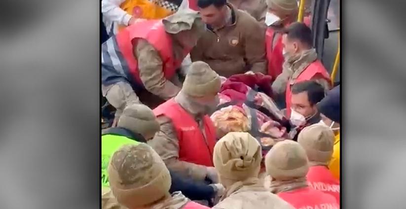 Hatay'da enkaz altında kalan bir kişi 158'inci saatte kurtarıldı