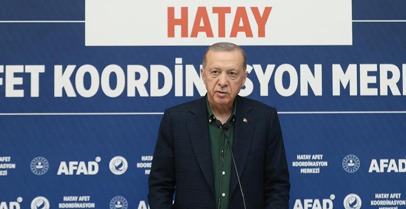 Cumhurbaşkanı Erdoğan, Hatay'da açıklamalarda bulundu