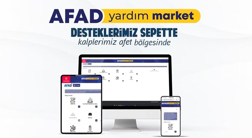 AFAD'dan "Yardım Market" uygulaması