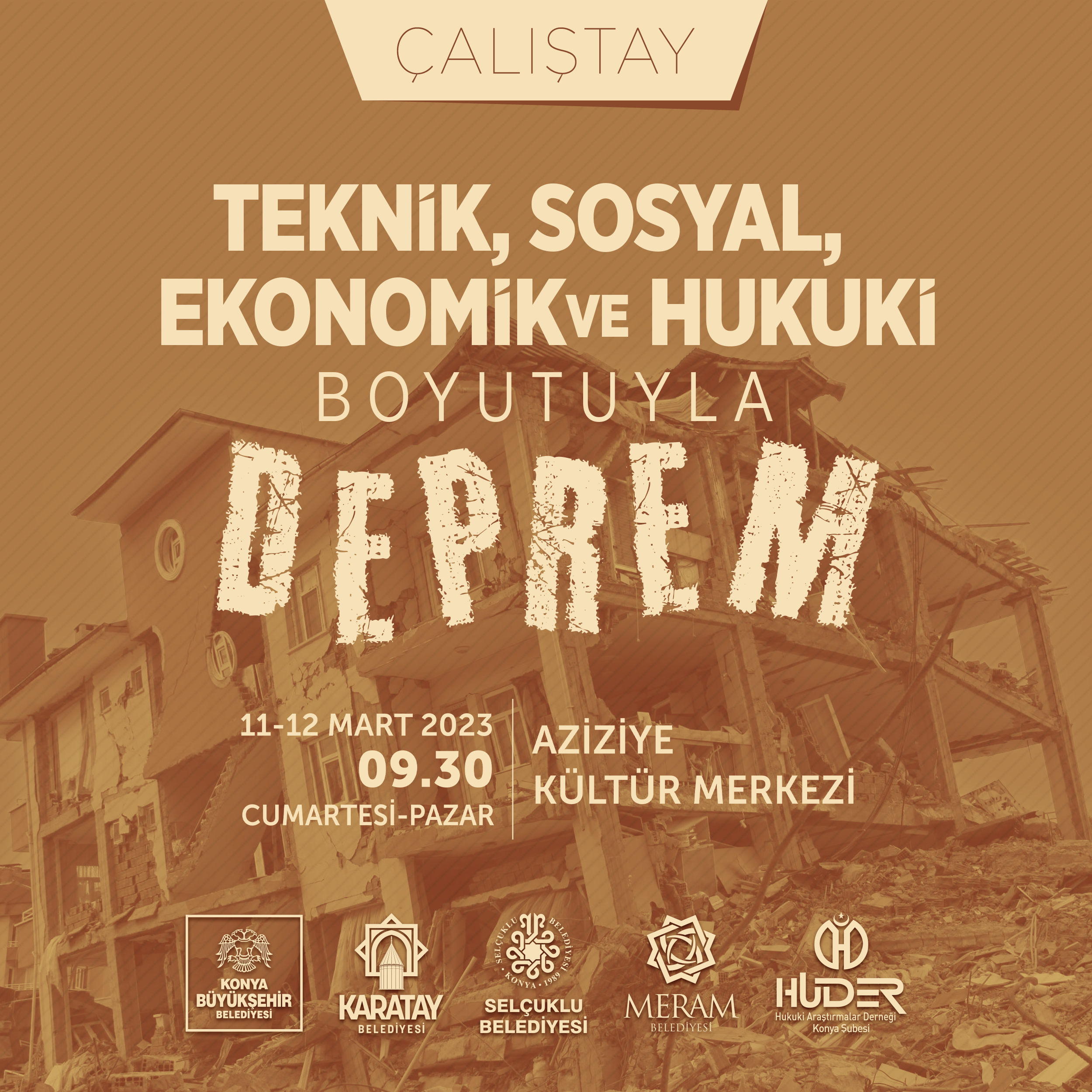 Karatay'da deprem çalıştayı düzenlenecek