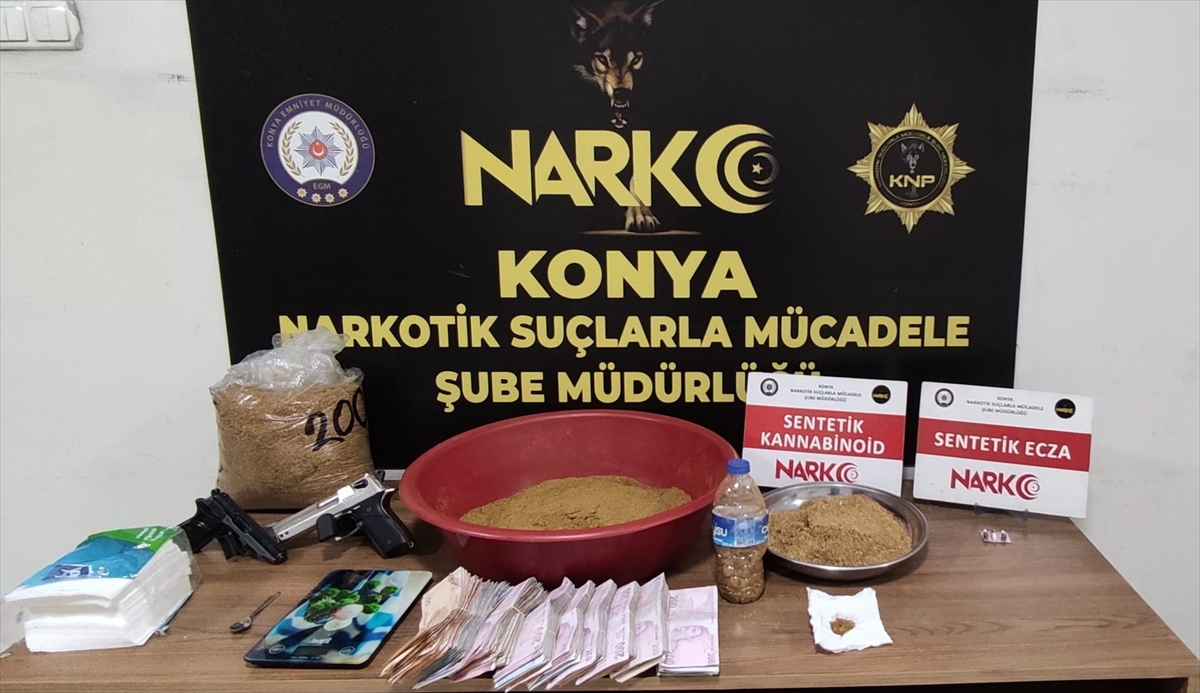 Konya sokaklarında 'narkotik' temizlik