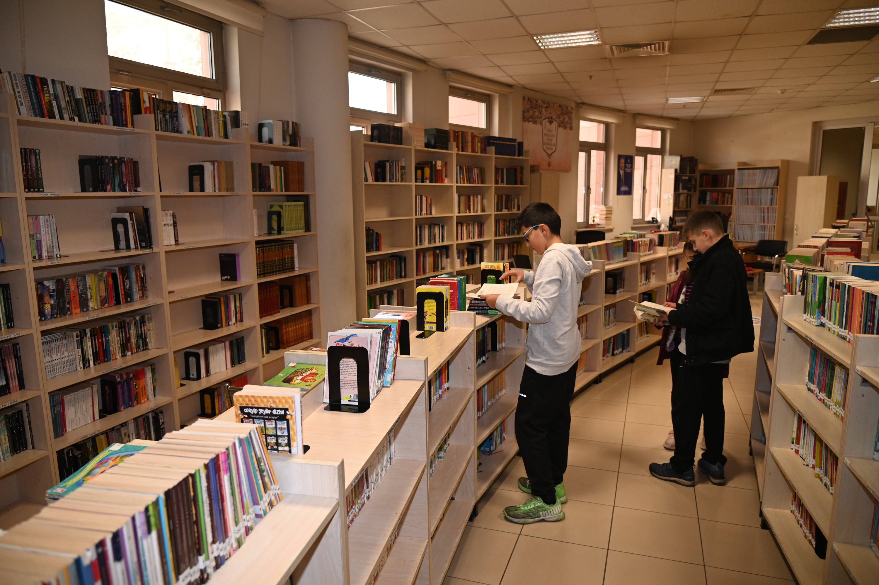 En modern kütüphaneler Konya'da