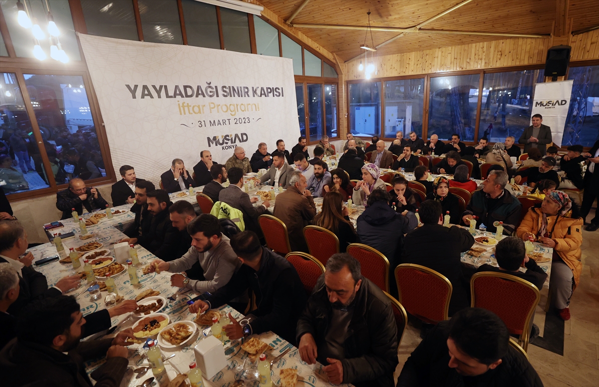MÜSİAD Konya Yayladağı'nda iftar yemeği düzenledi