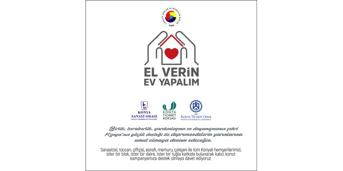 Konya iş dünyasından kalıcı konut seferberliği