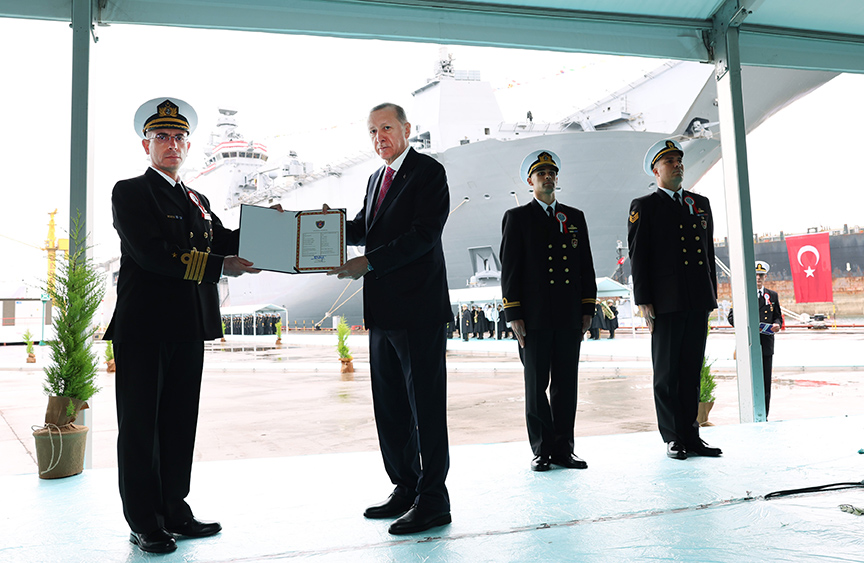 TCG Anadolu Gemisi Teslim Töreni