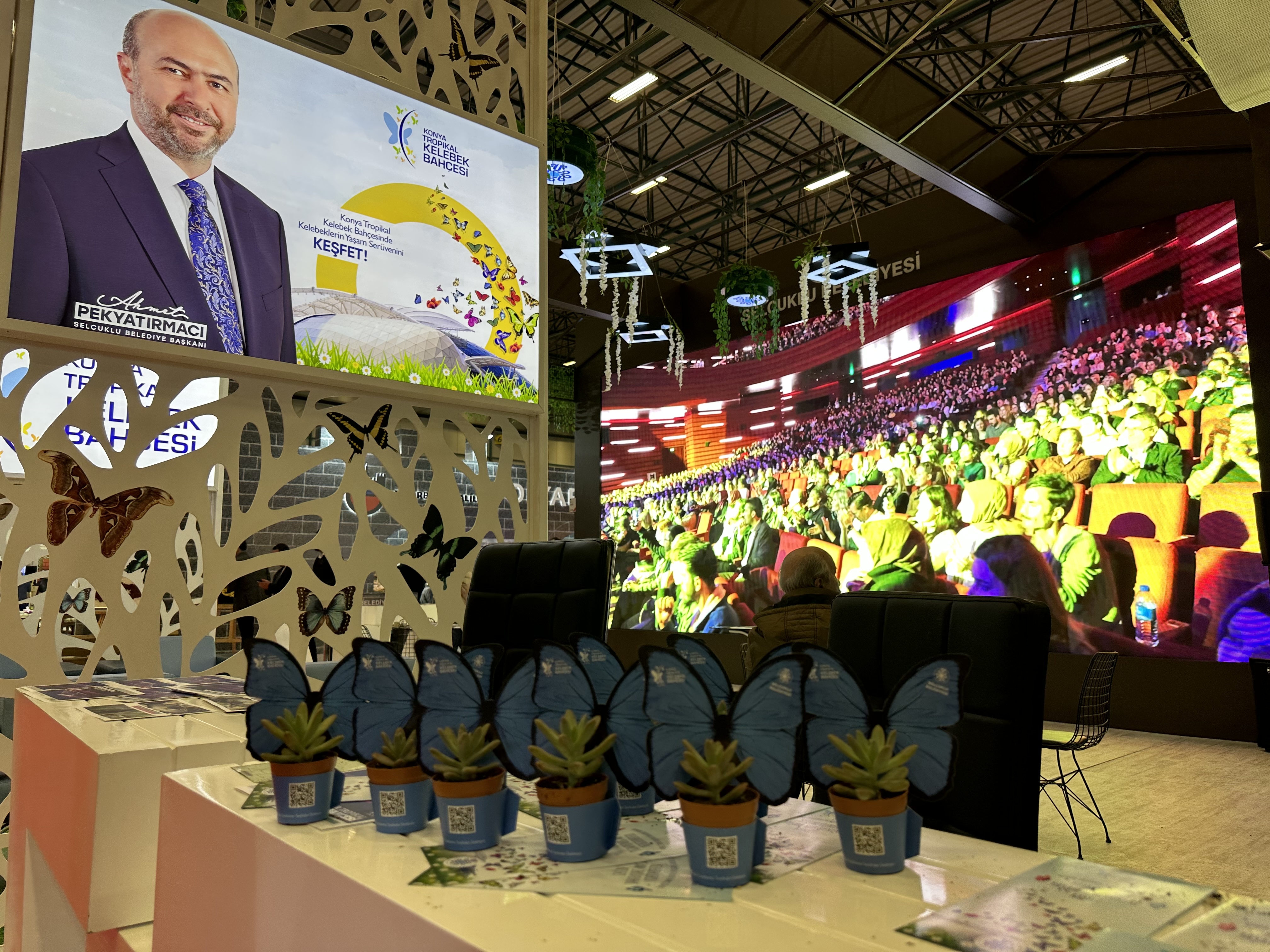 Tropikal Kelebek Bahçesi, EMITT Fuarı'nda