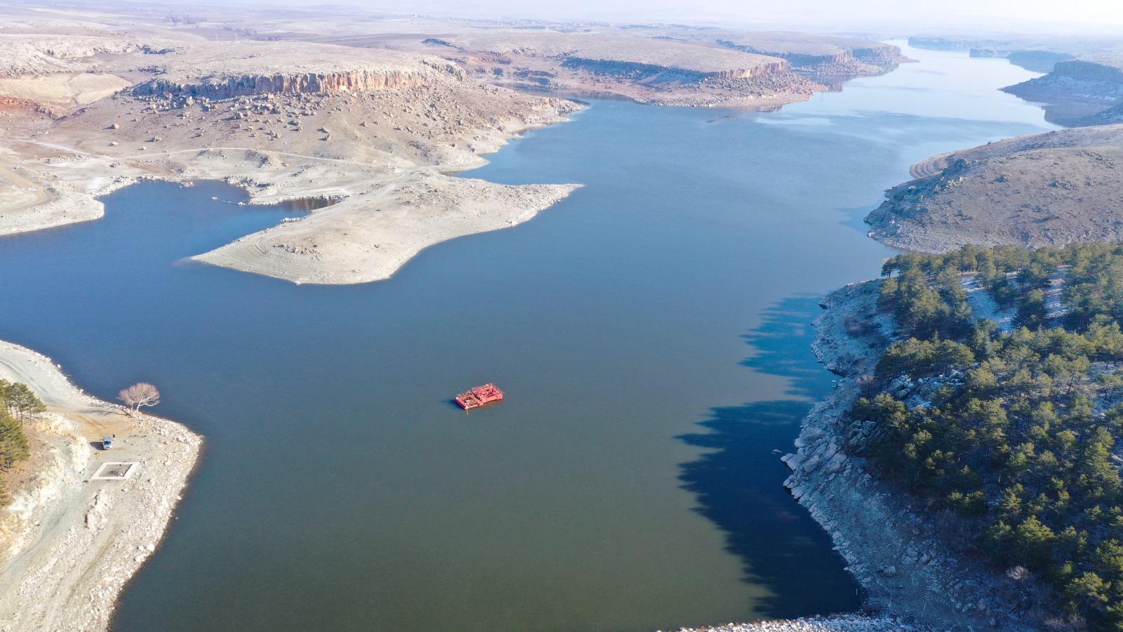 Mamasın Barajı'nda doluluk 28,75'e çıktı