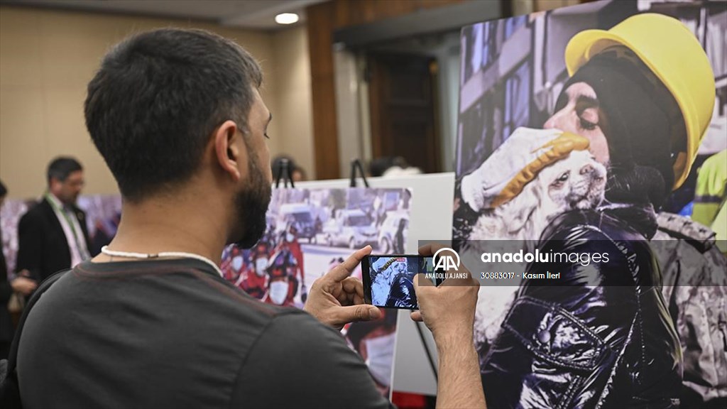 ABD Kongresi'nde afetin fotoğrafları sergilendi