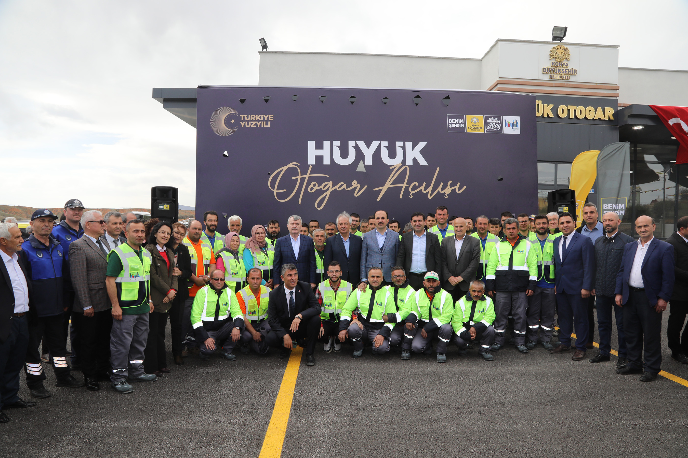 Hüyük İlçe Otogarı hizmete açıldı