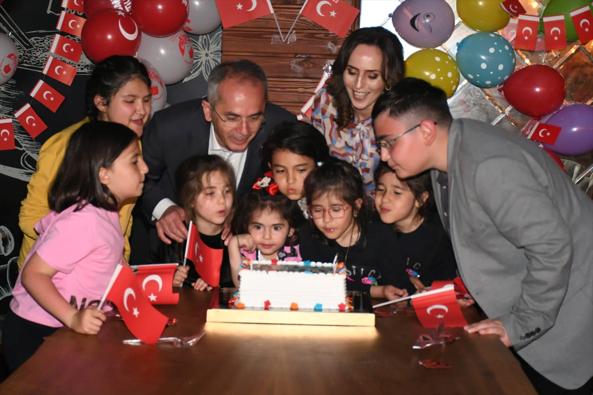Şehit çocuklarına 23 Nisan kutlaması