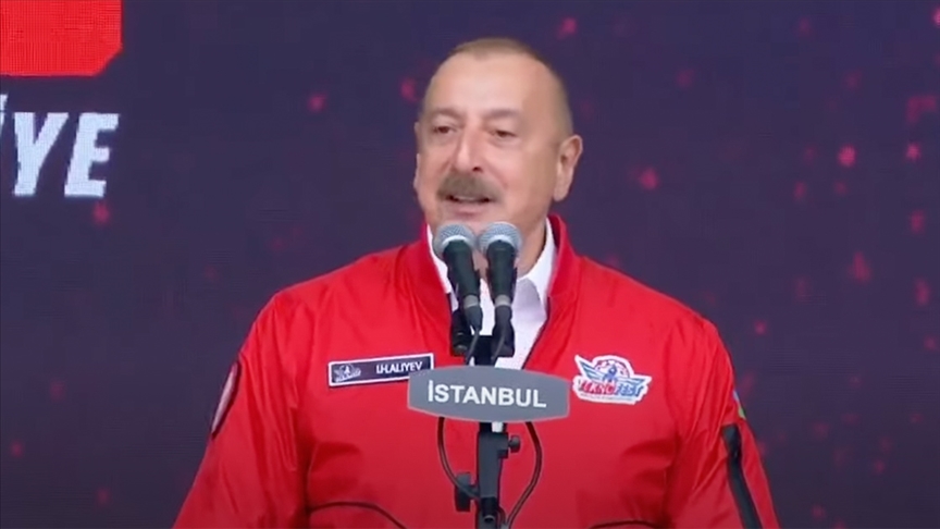 Aliyev, TEKNOFEST'te konuştu