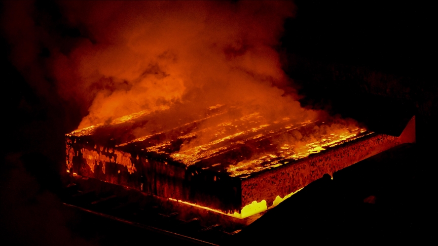 Türkiye'de ham çelik üretimi azaldı