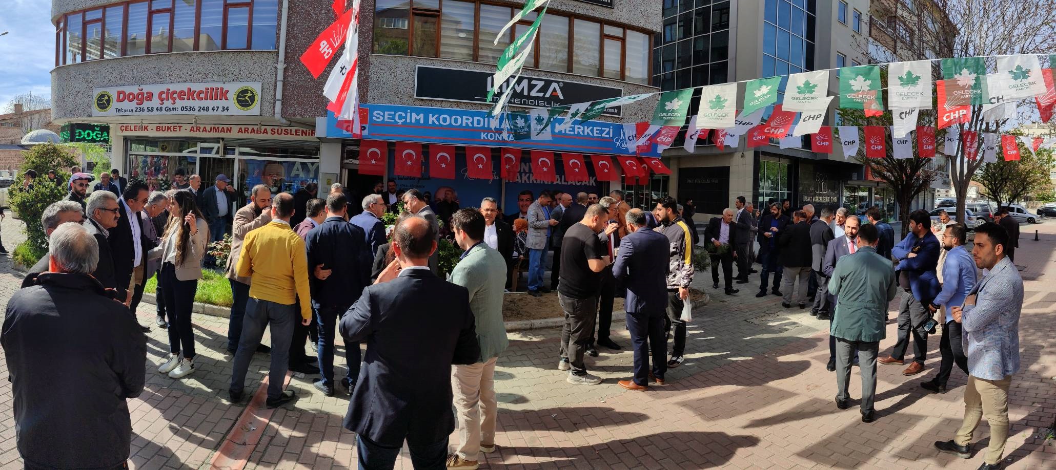 Gelecek Partisi Konya'da SKM açtı