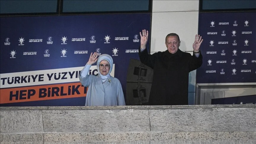 Erdoğan, balkon konuşması yaptı