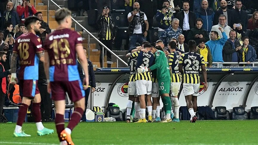 Fenerbahçe'den Trabzonspor galibiyeti