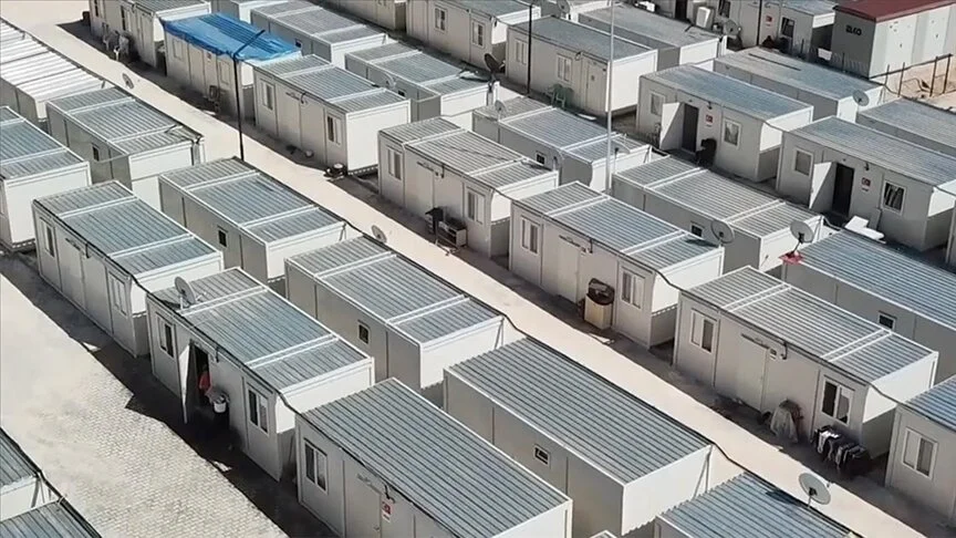 Kahramanmaraş'taki konteynerlerde 38 bin kişi kalıyor