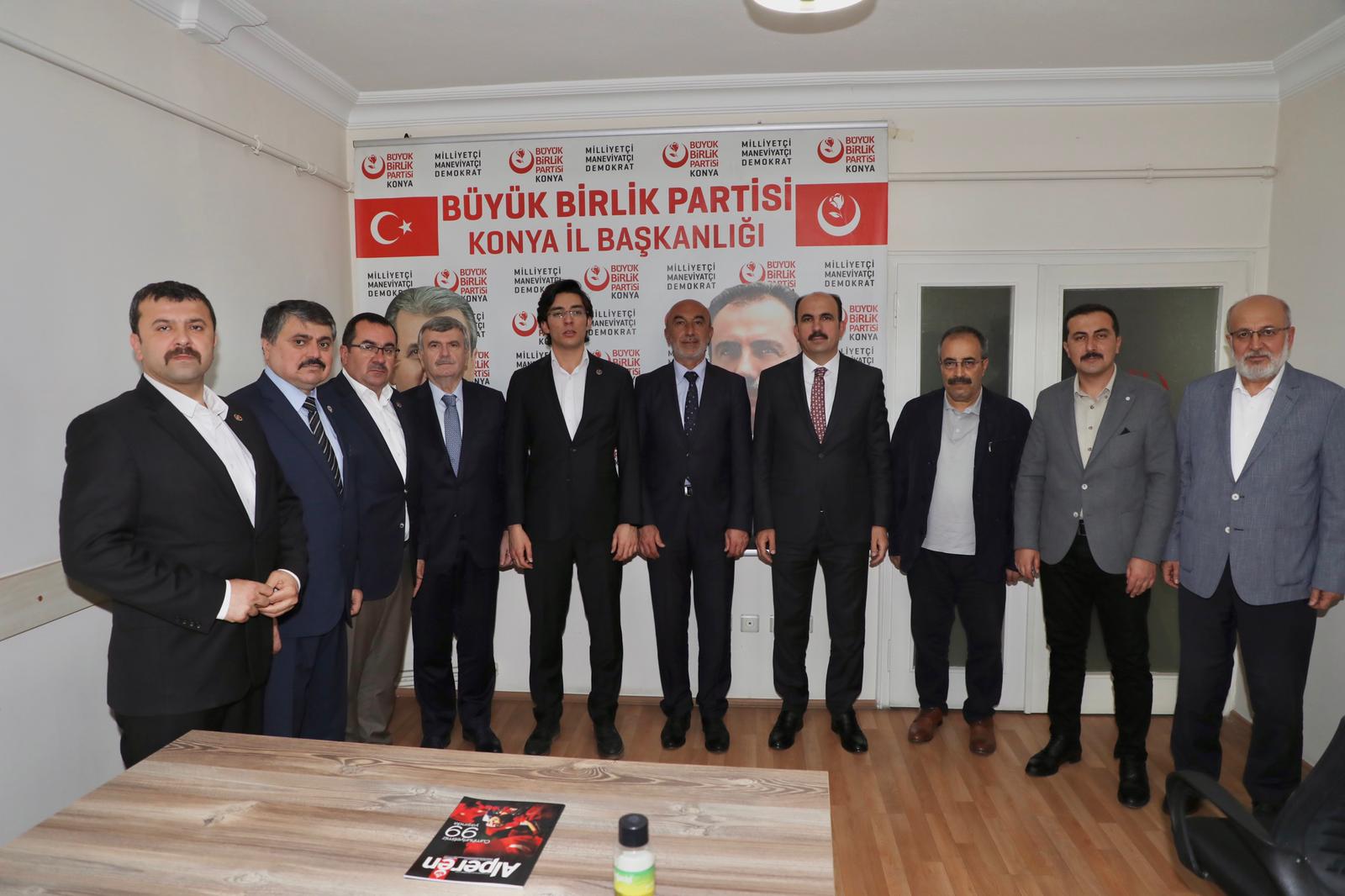 Cumhur İttifakı ortaklarına nezaket ziyareti