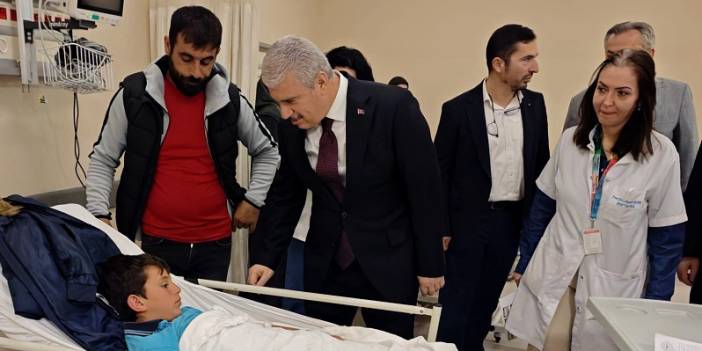 Vali Akın yaralanan vatandaşları ziyaret etti