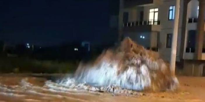 Sağanak yağış taşkınlara neden oldu