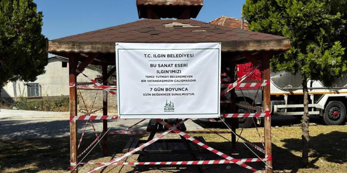 Konya'da kamelyaya ''7 günlük ceza'' bakın neden kapatıldı