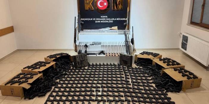 Konya'da silah kaçakçılığı operasyonu